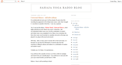 Desktop Screenshot of blog.sahajayogaradio.org